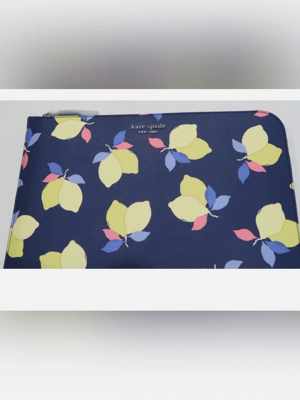 NWOT kate spade Cameron Lemon Zip Laptop Case